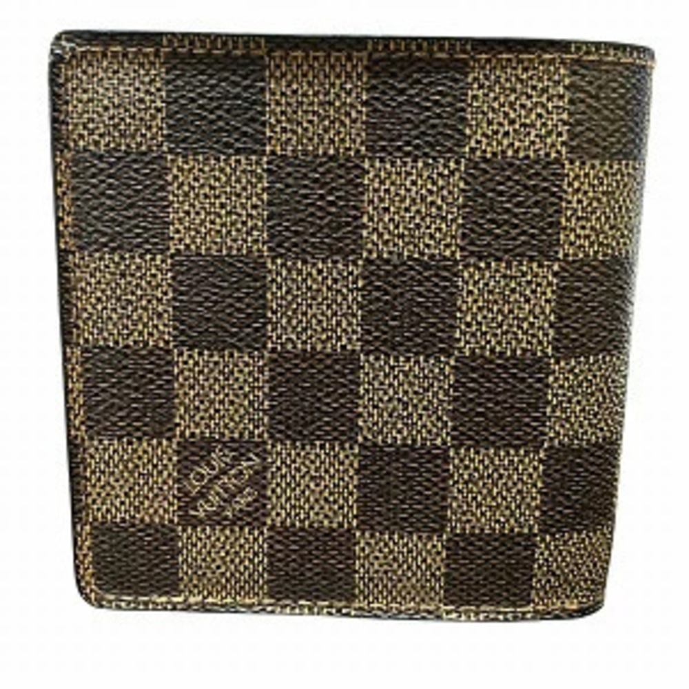 Louis Vuitton Wallet Bi Portefeuille fold Damier Marco Brown